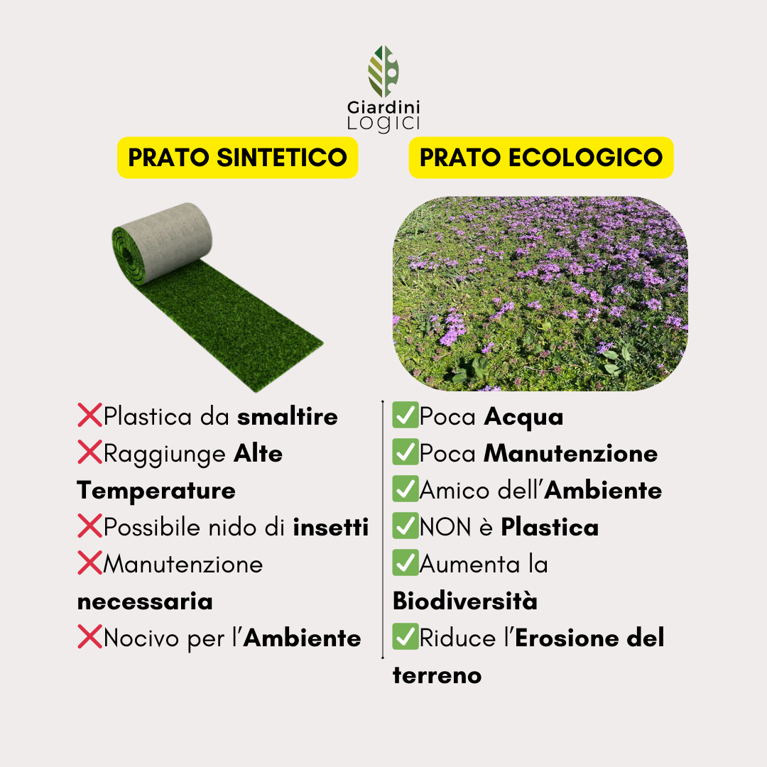 Prato sostenibile: perché dire no al prato sintetico